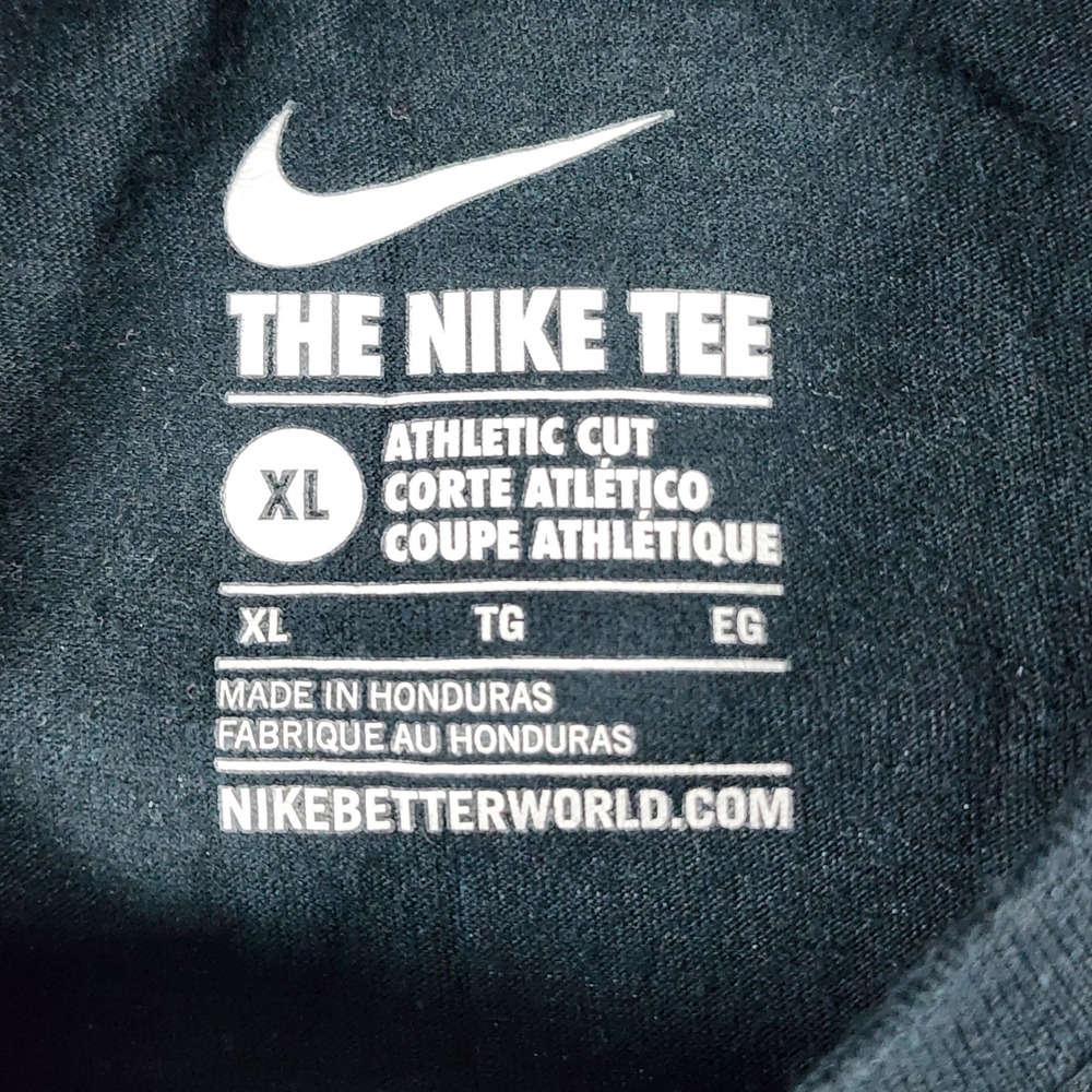 Nike Cam Newton Carolina Panthers Super Bowl 50 Graphic T-Shirt Mens XL Black - Picture 4 of 6